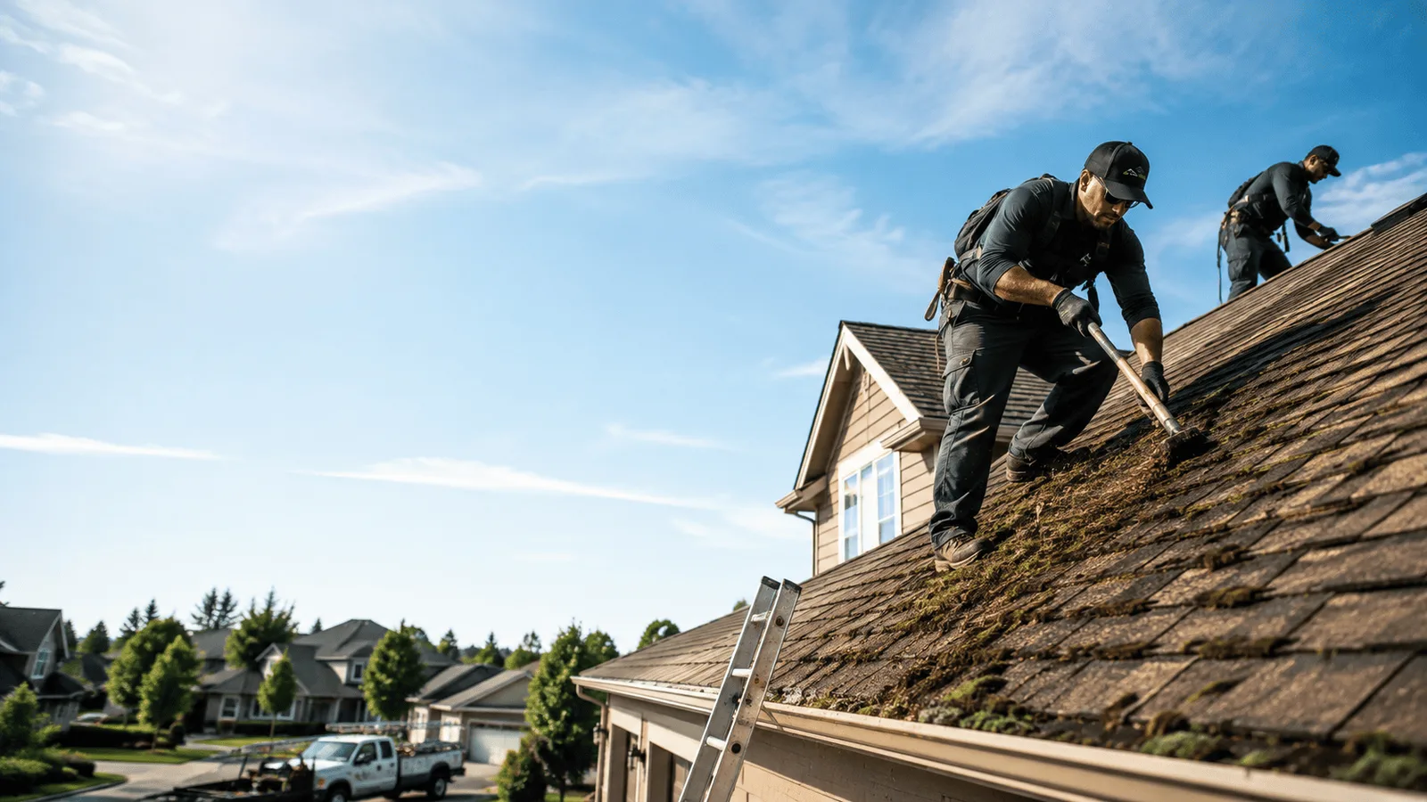Roof Moss Removal in Silvis, IL near me